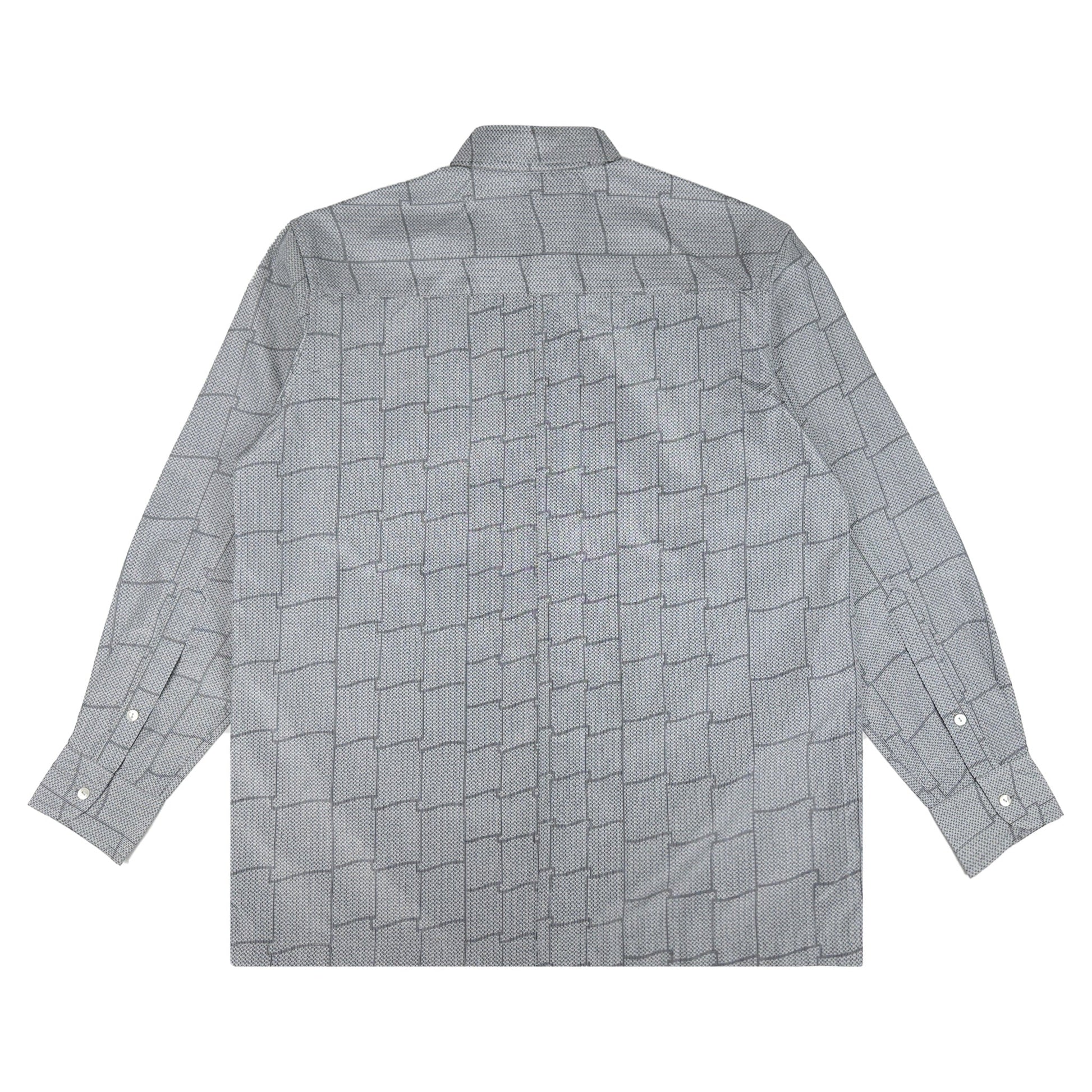 着物長袖シャツ メンズ M LSVN-M52-2