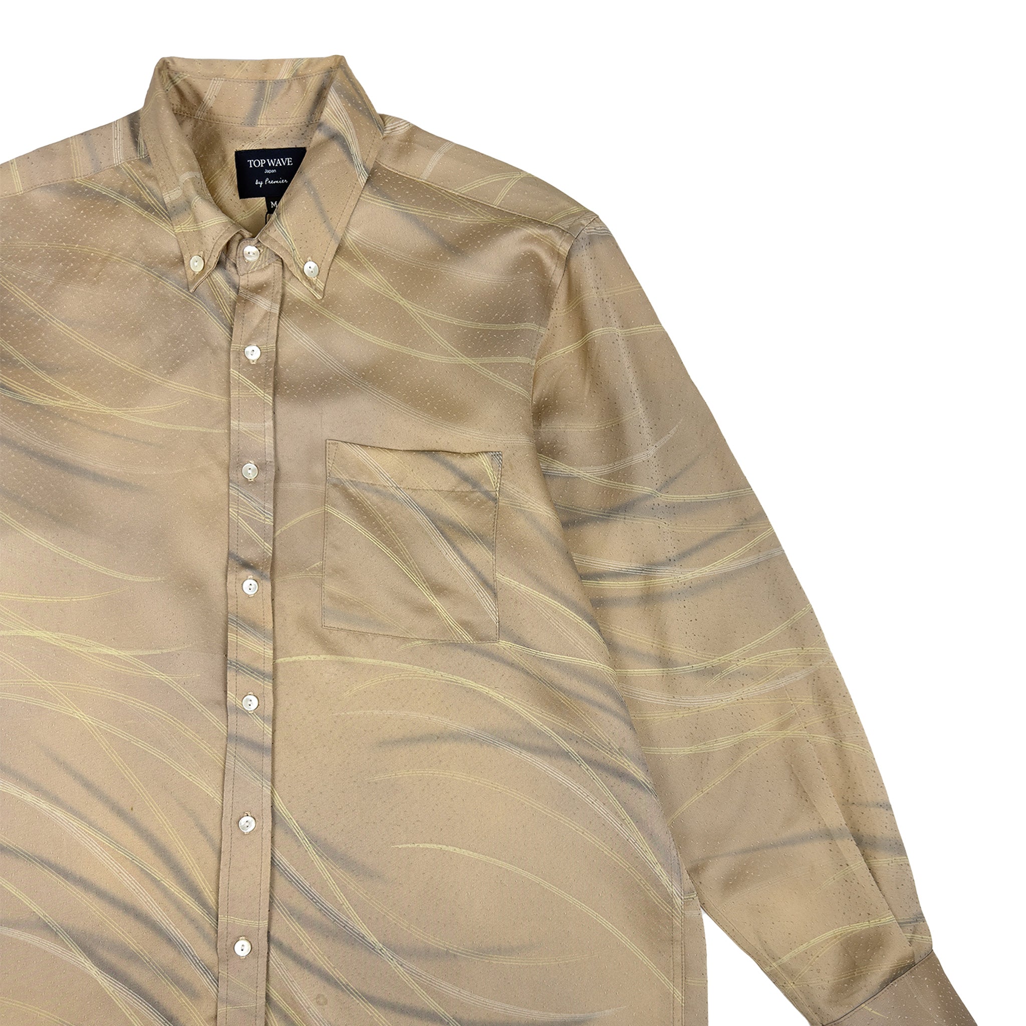 着物長袖シャツ メンズ M LSVN-M56-zoom-4