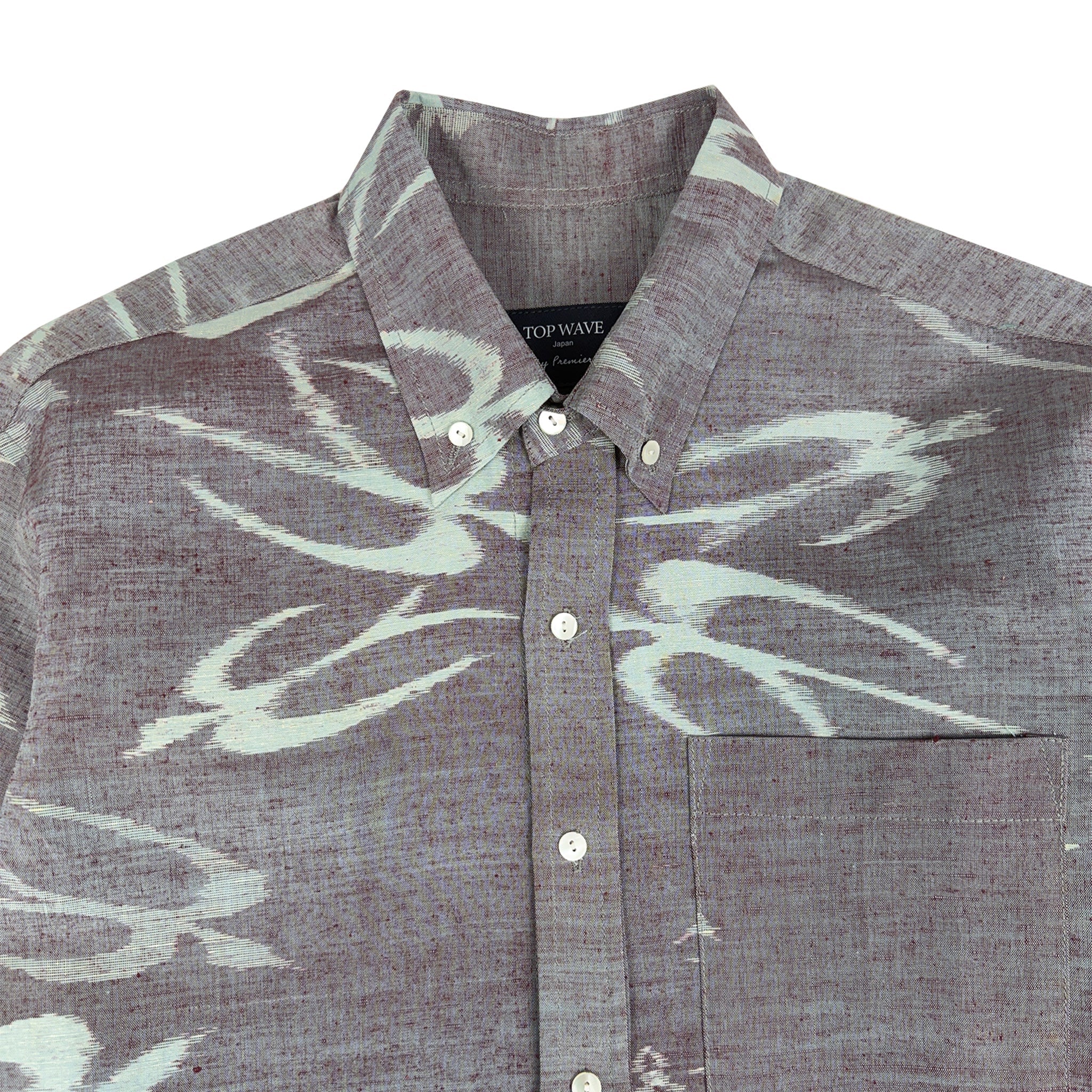 着物長袖シャツ メンズ M LSVN-M57-zoom-3