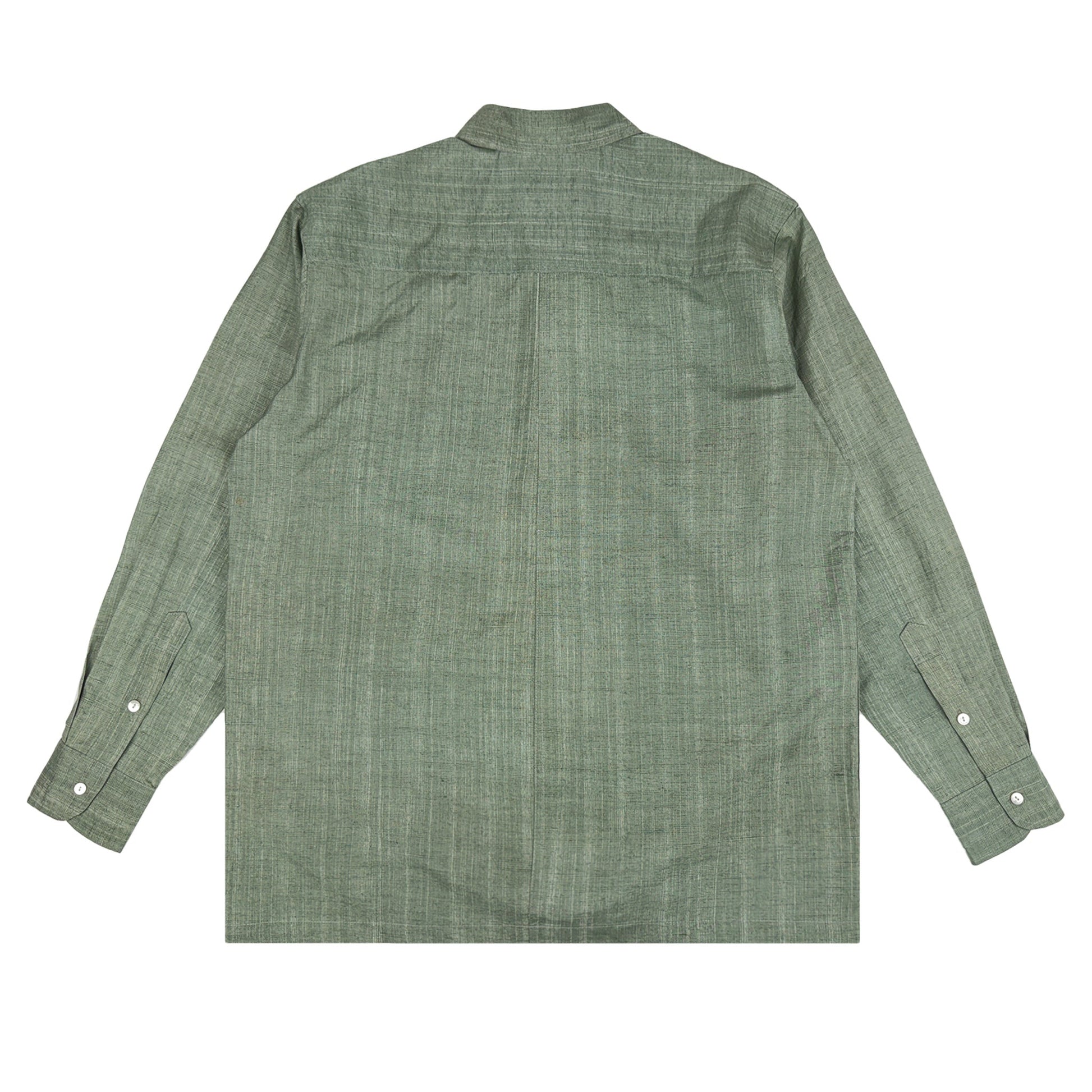 着物長袖シャツ メンズ M LSVN-M58-2