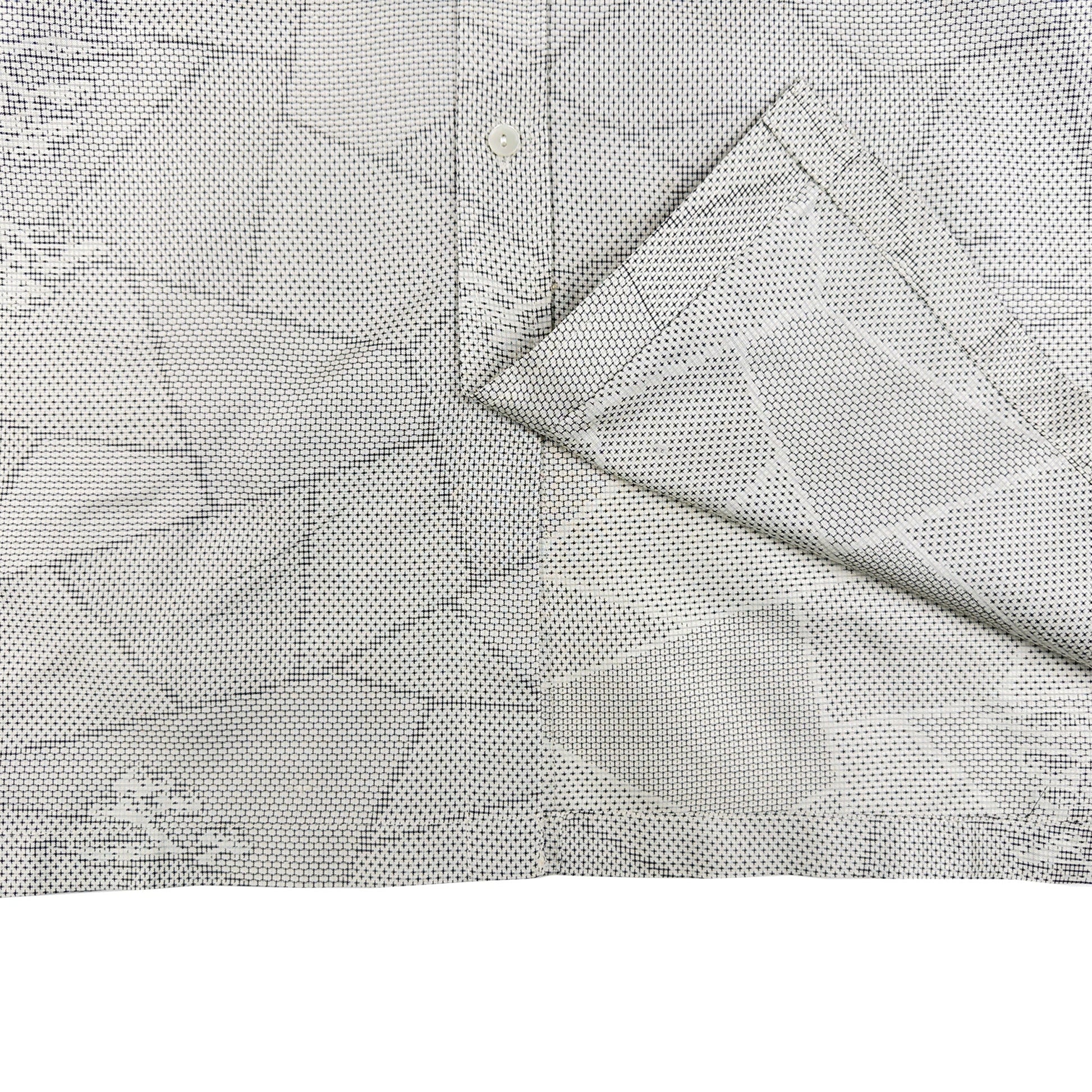 着物長袖シャツ メンズ M LSVN-M59-5