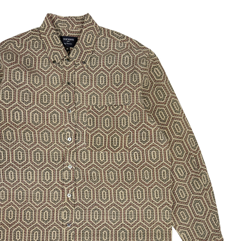 Camisa de manga larga Kimono Talla M [LSVN-M71]-zoom-