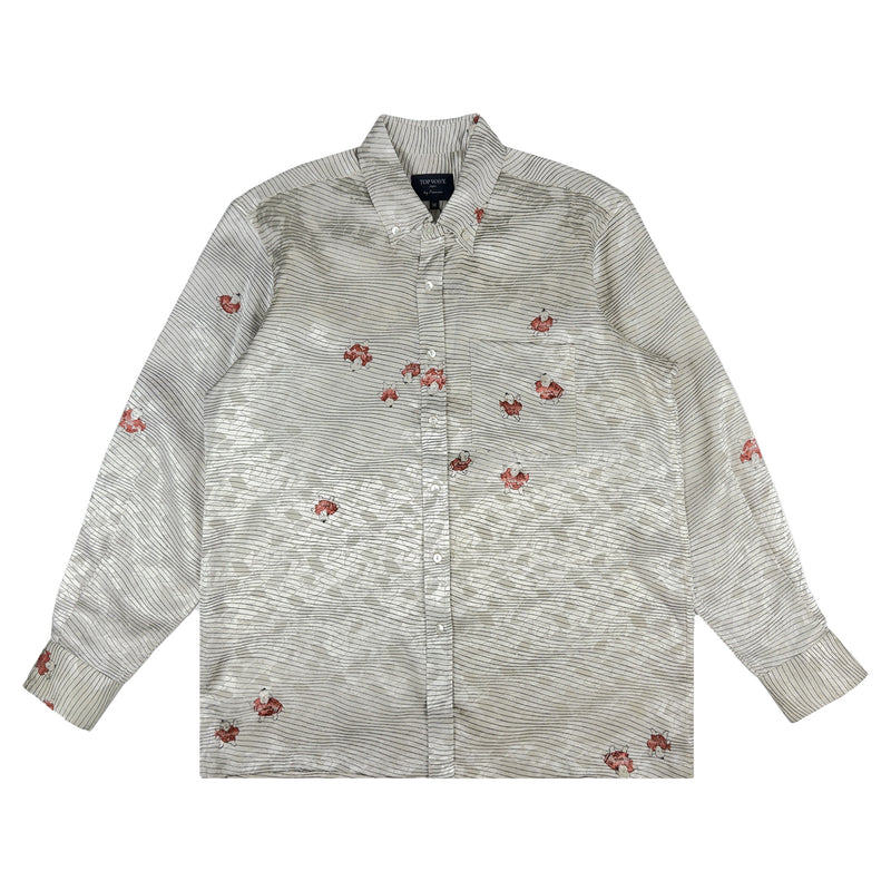 Camisa de manga larga Kimono, talla M [LSVN-M73]-zoom-