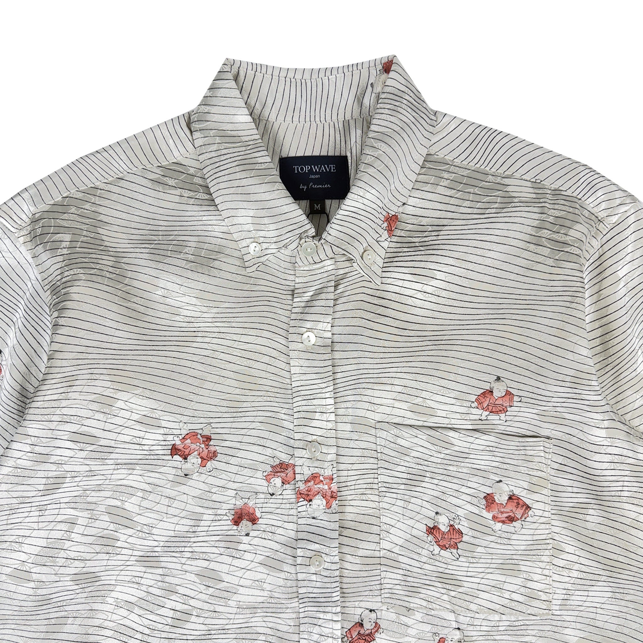 Camisa de manga larga Kimono, talla M [LSVN-M73]-zoom-3