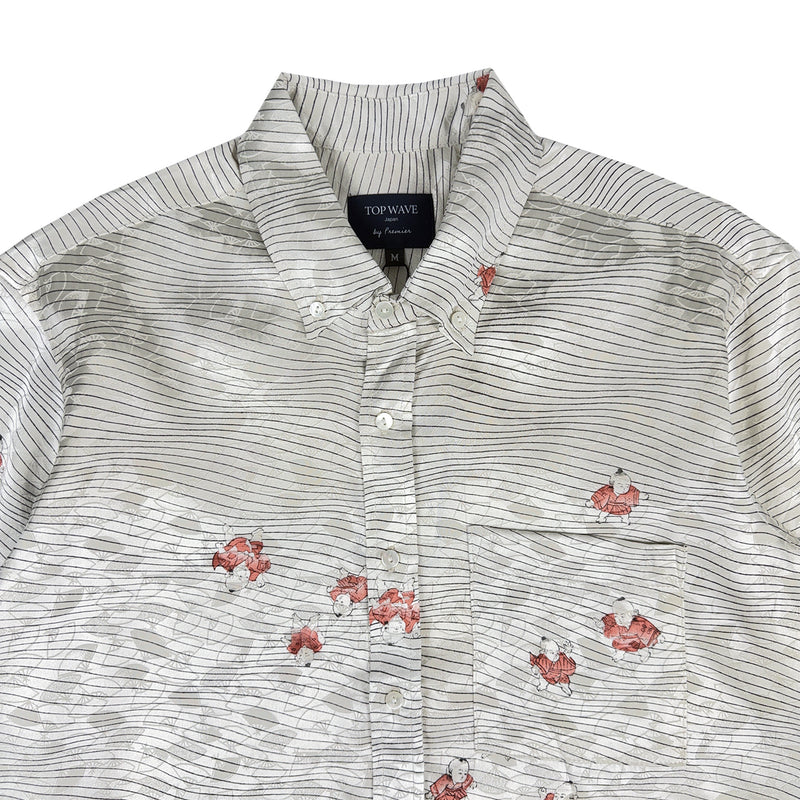 Camisa de manga larga Kimono, talla M [LSVN-M73]-zoom-