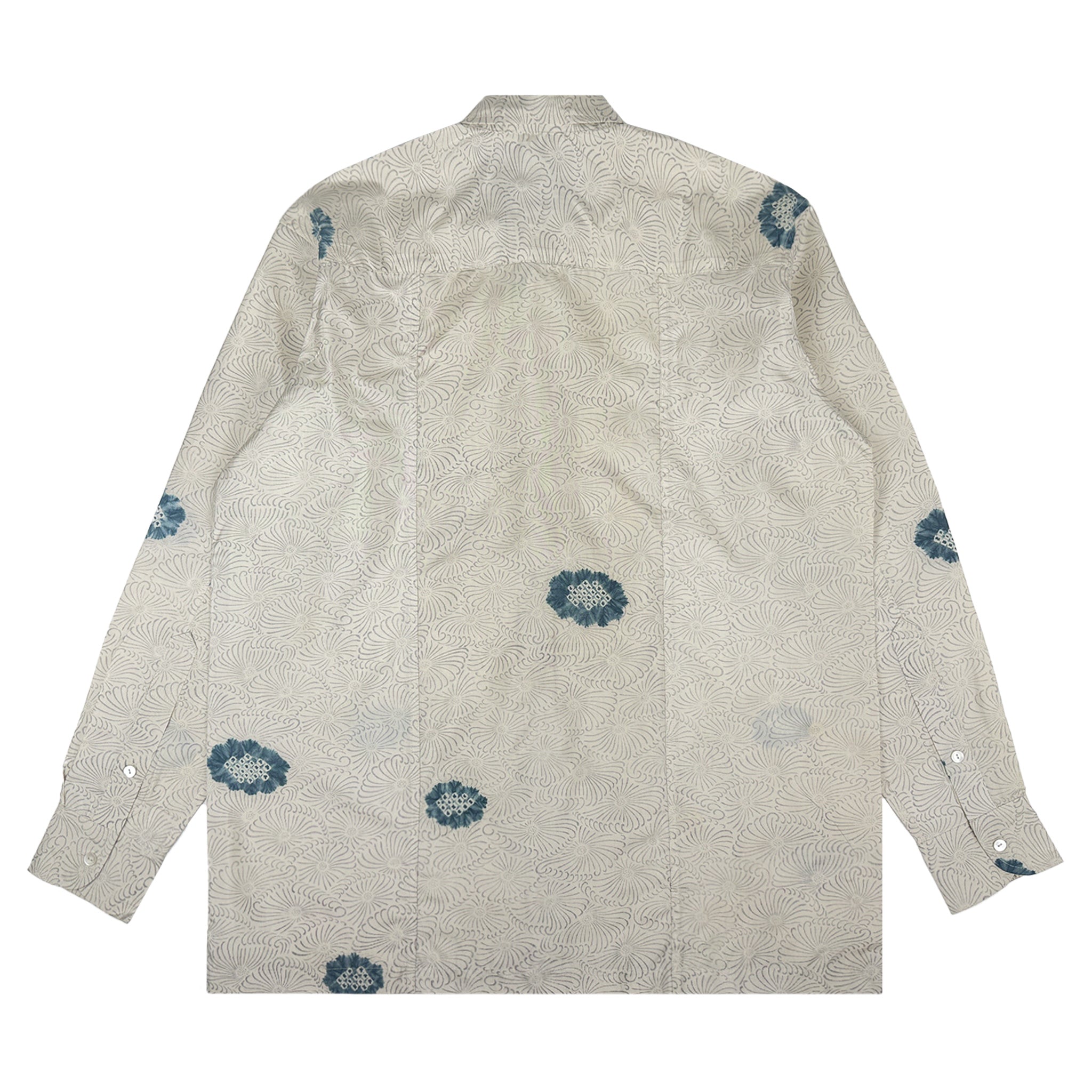 着物長袖シャツ メンズ M LSVN-M78-zoom-2