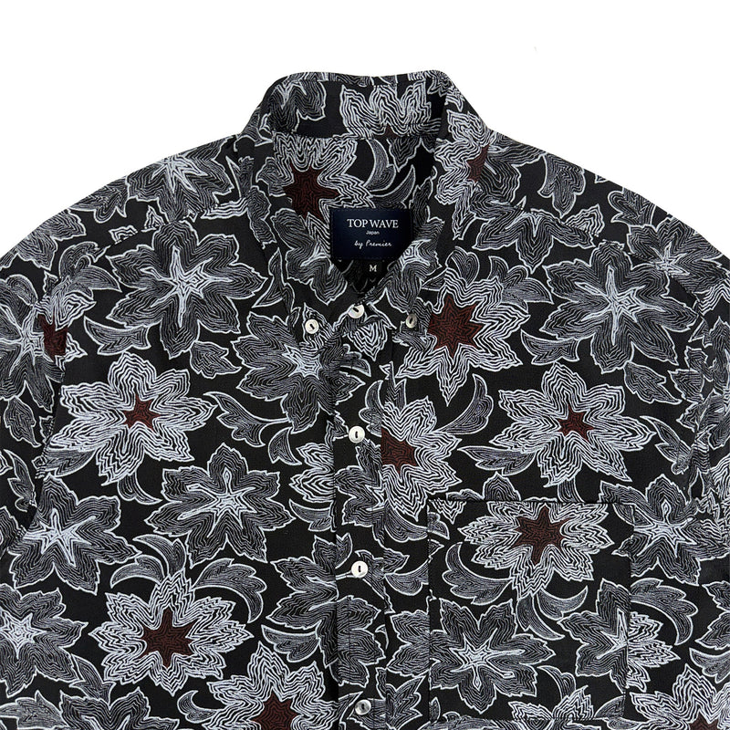 着物長袖シャツ メンズ M LSVN-M79-zoom-