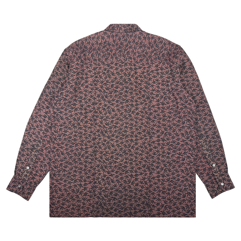 着物長袖シャツ メンズ M LSVN-M84-zoom-