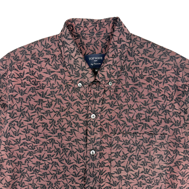 着物長袖シャツ メンズ M LSVN-M84-zoom-