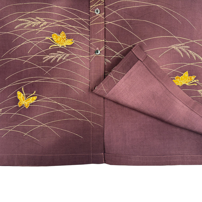 着物長袖シャツ メンズ M LSVN-M93-zoom-