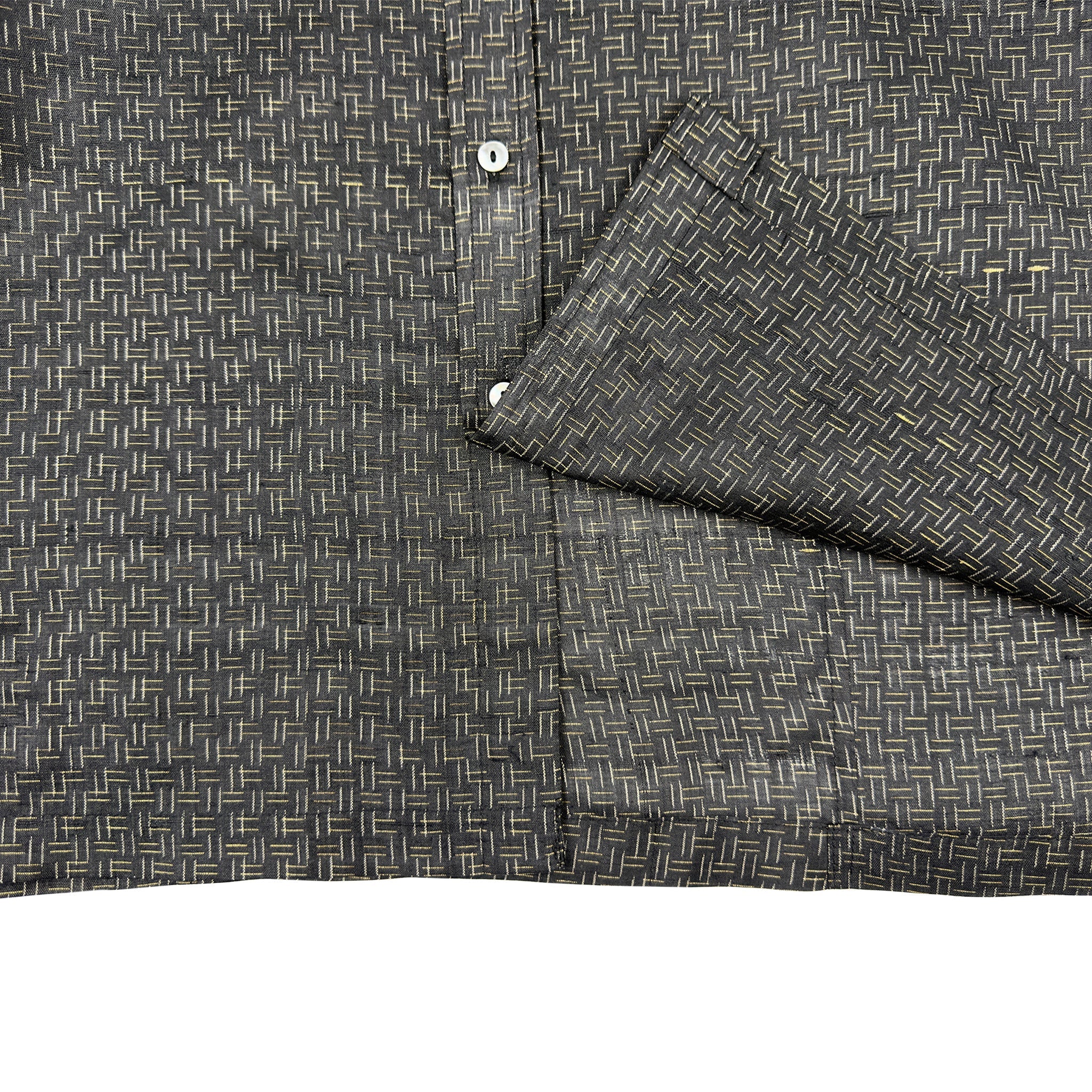 着物長袖シャツ メンズ M LSVN-M95-zoom-5