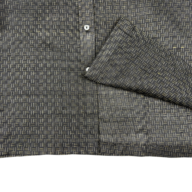 着物長袖シャツ メンズ M LSVN-M95-zoom-