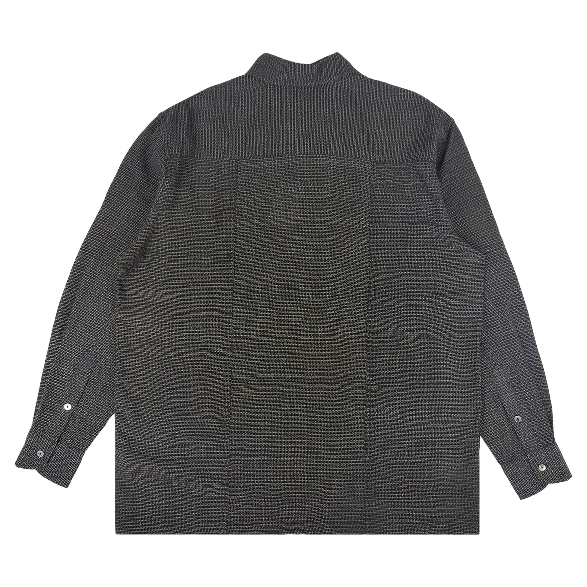 着物長袖シャツ メンズ M LSVN-M98-2