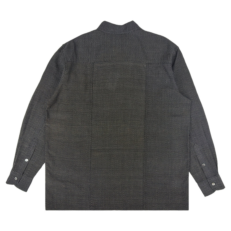 着物長袖シャツ メンズ M LSVN-M98-zoom-