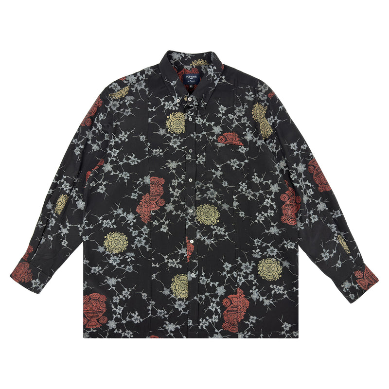 着物長袖シャツ メンズ XL LSVN-XL02-zoom-