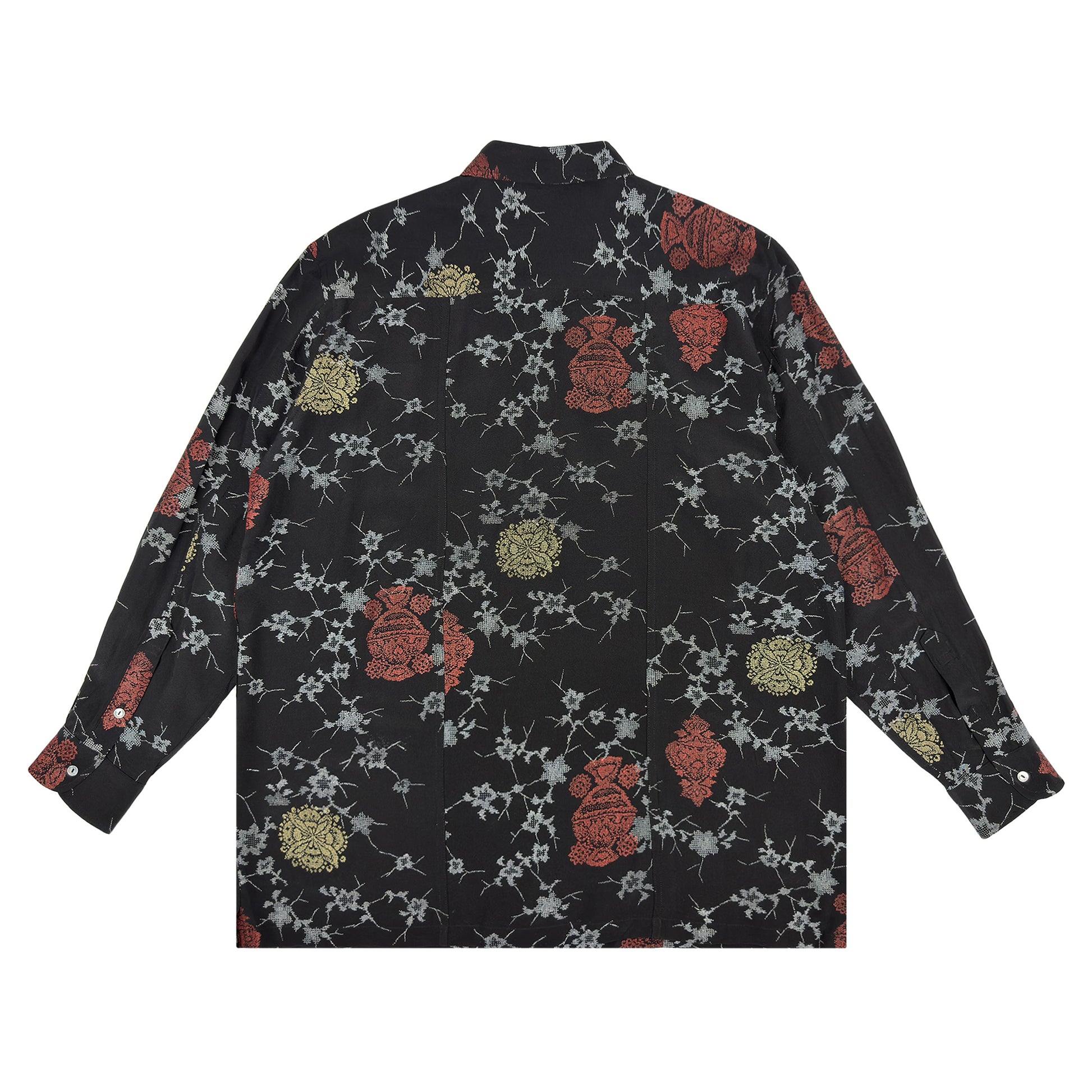 着物長袖シャツ メンズ XL LSVN-XL02-2