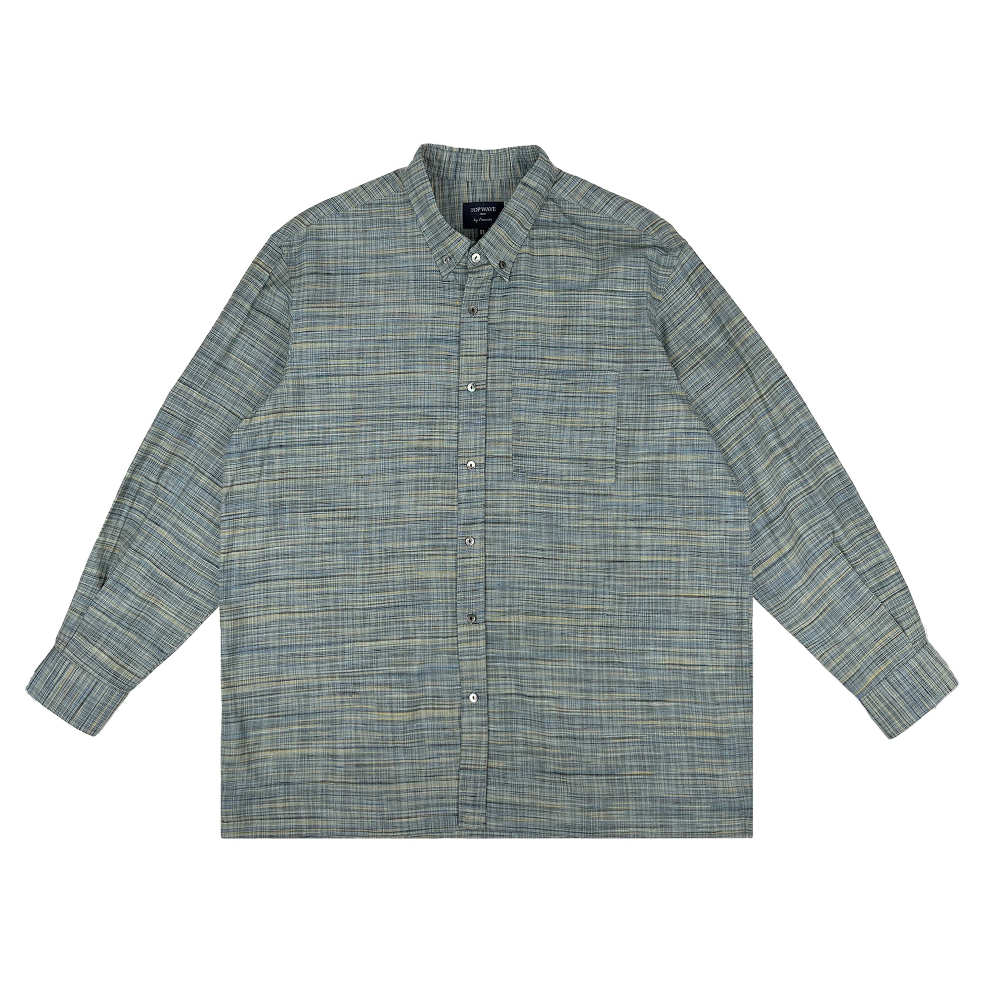 着物長袖シャツ メンズ XL LSVN-XL03-1