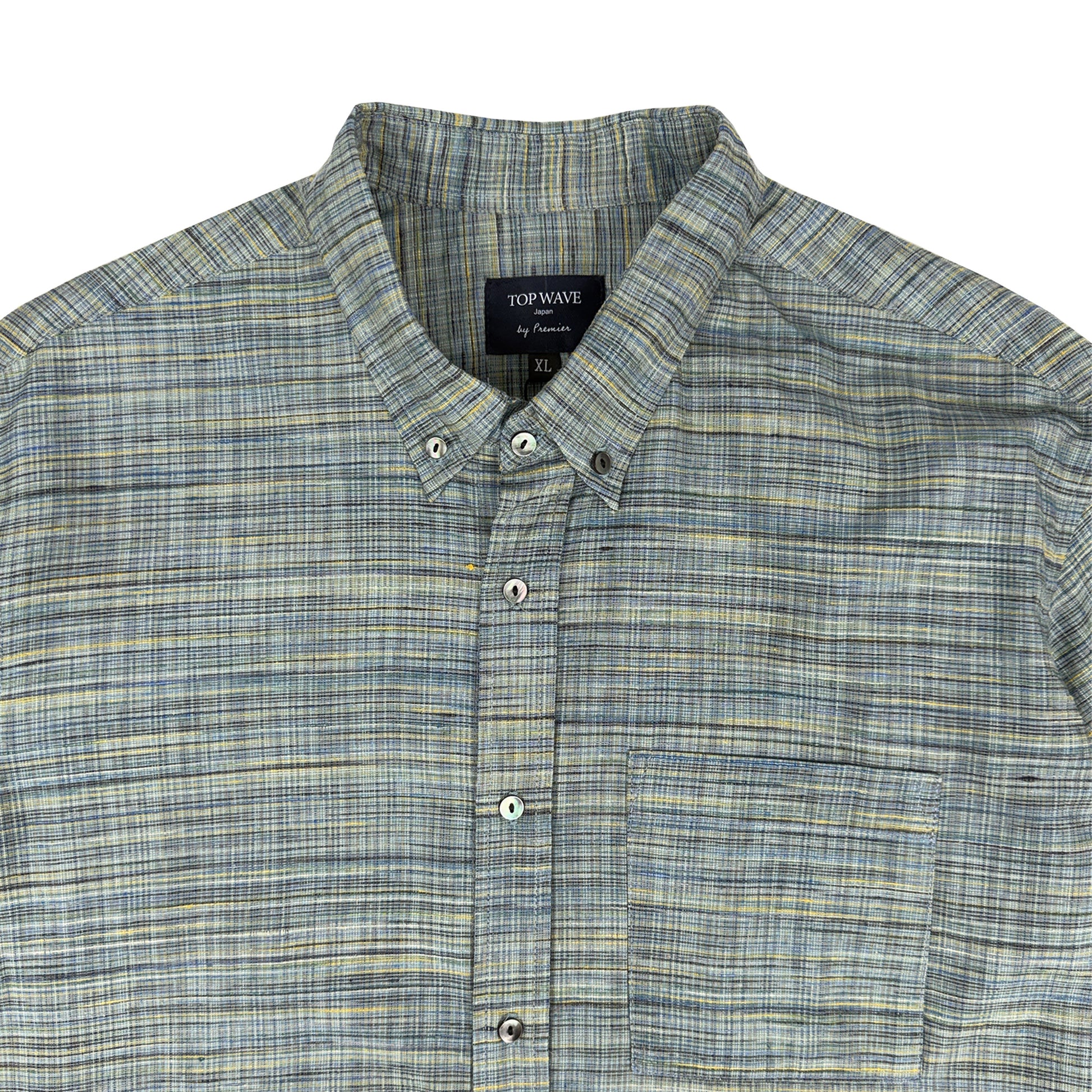 着物長袖シャツ メンズ XL LSVN-XL03-3