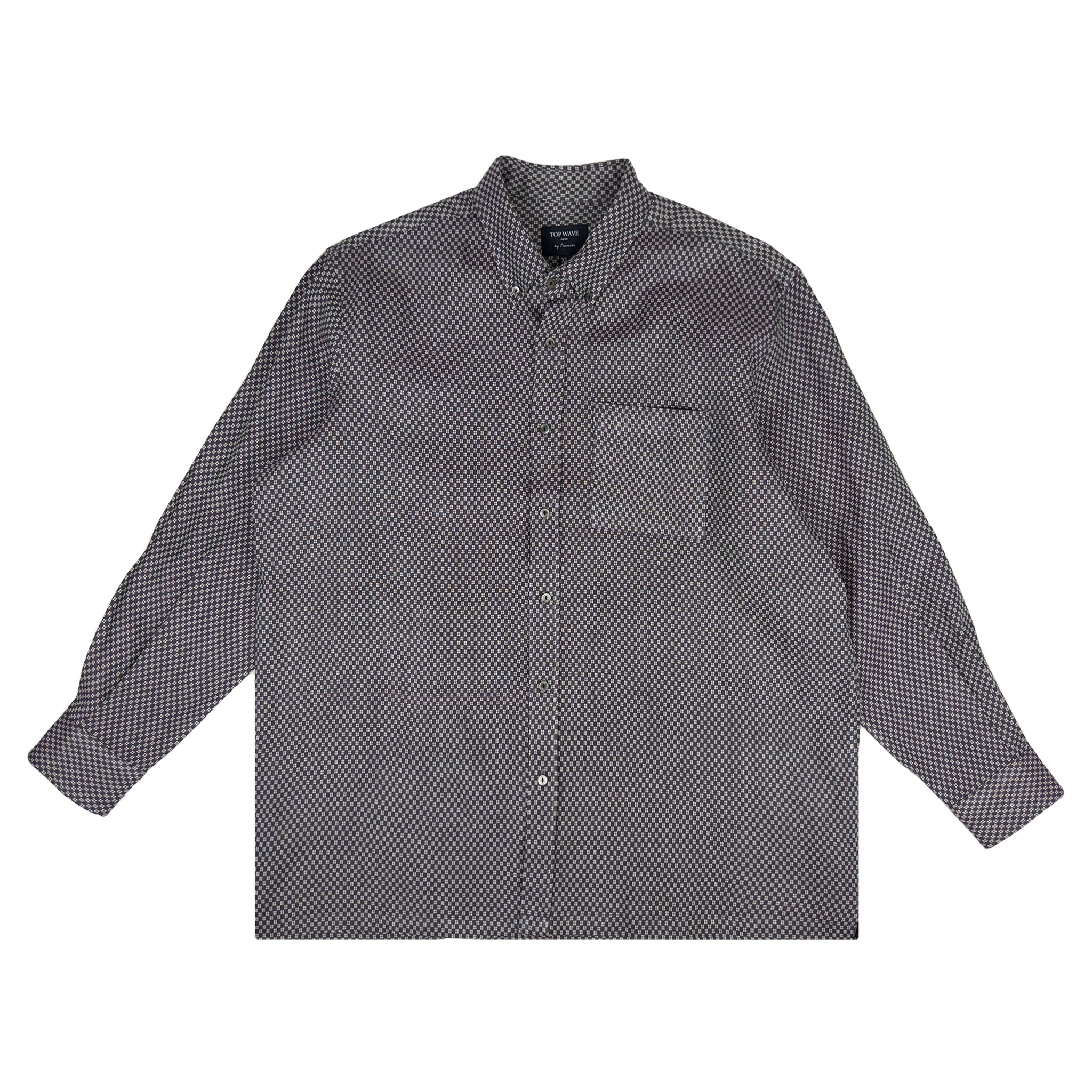 着物長袖シャツ メンズ XL LSVN-XL05