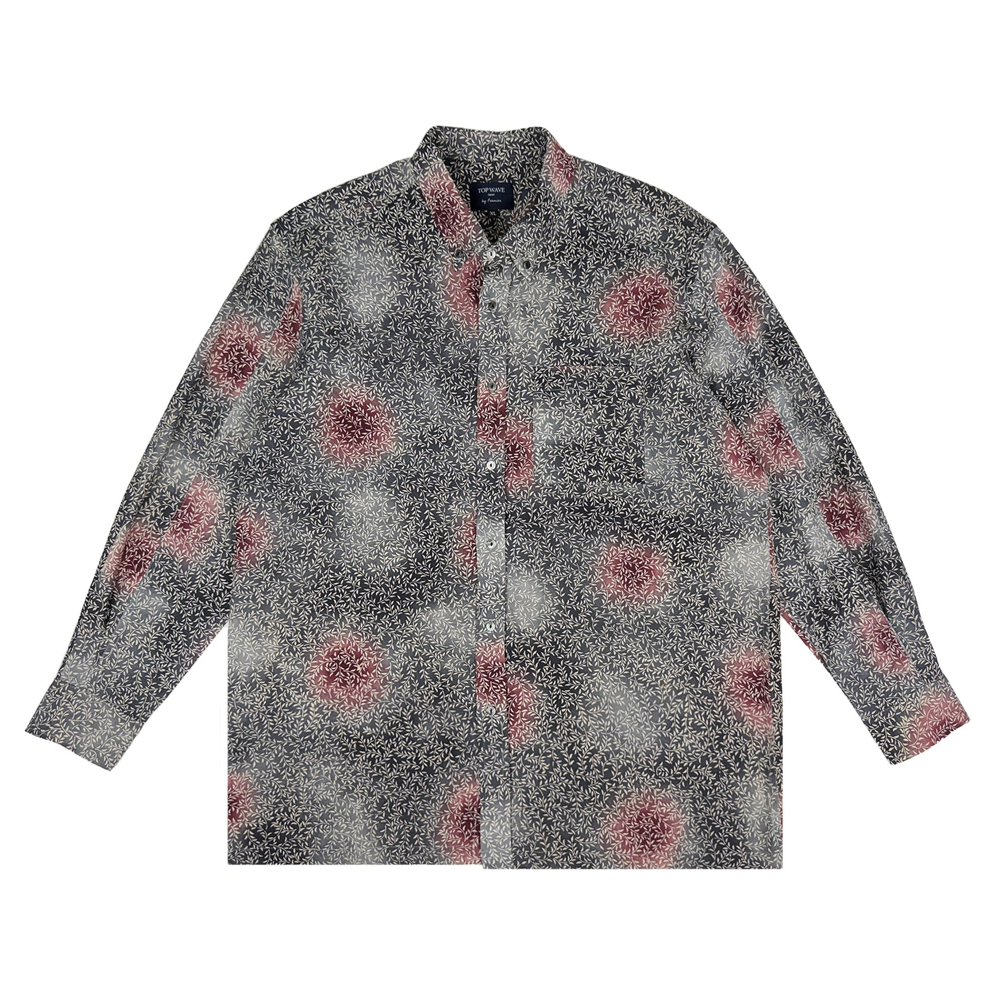 着物長袖シャツ メンズ XL LSVN-XL06-1