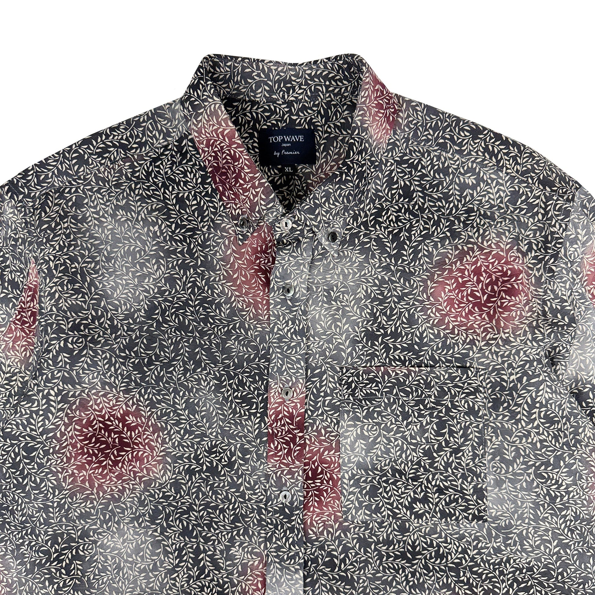 着物長袖シャツ メンズ XL LSVN-XL06-3