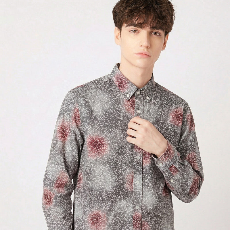 Camisa de manga larga Kimono, talla XL [LSVN-XL06]-zoom-