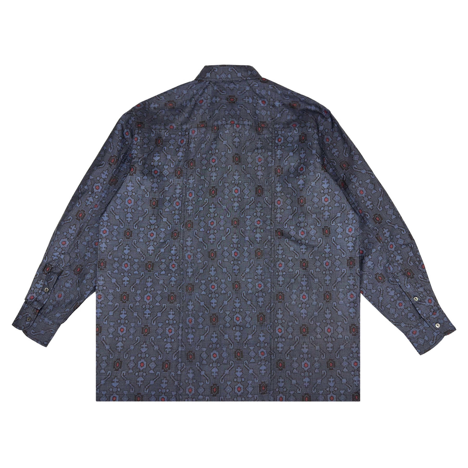 着物長袖シャツ メンズ XL LSVN-XL07-2