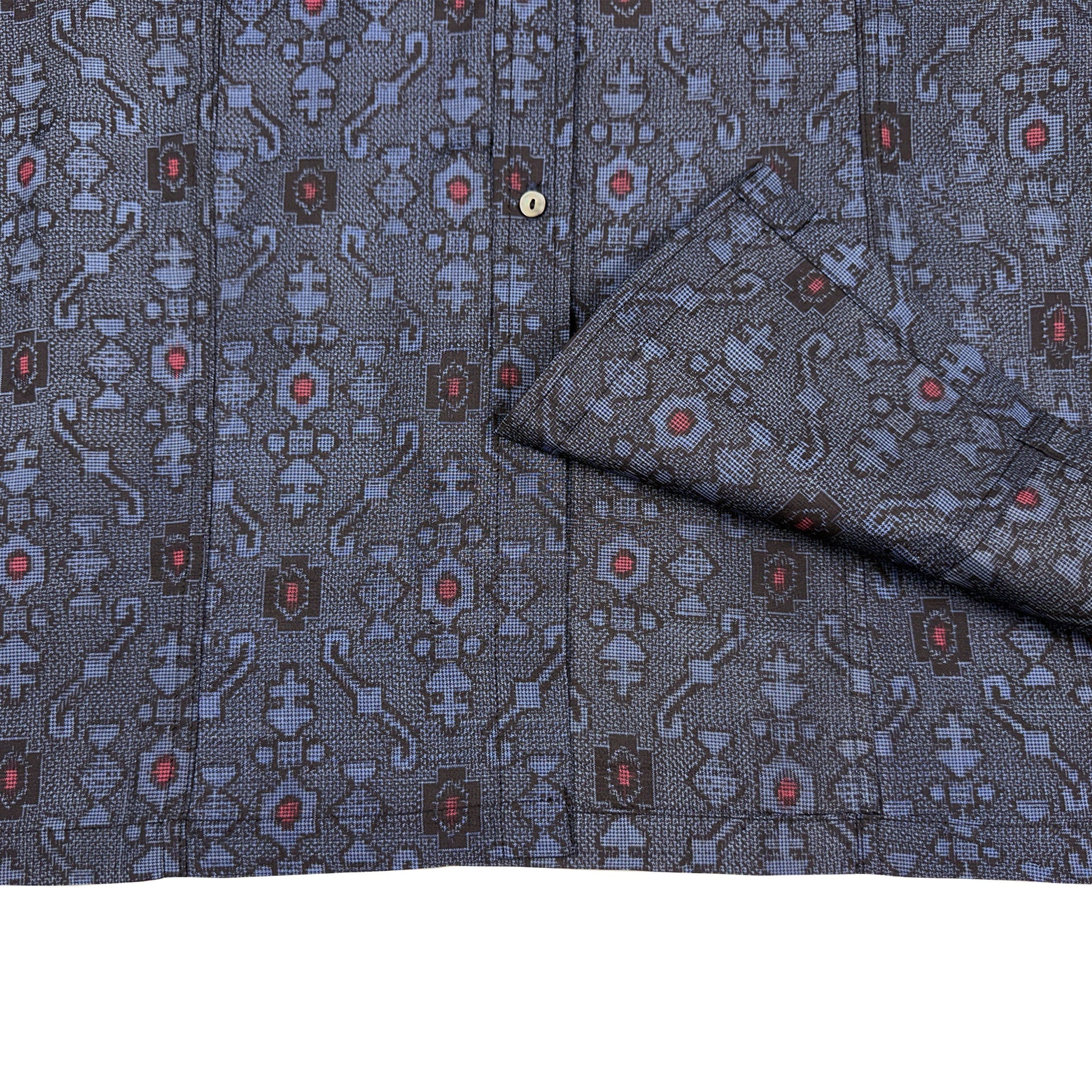 着物長袖シャツ メンズ XL LSVN-XL07-5