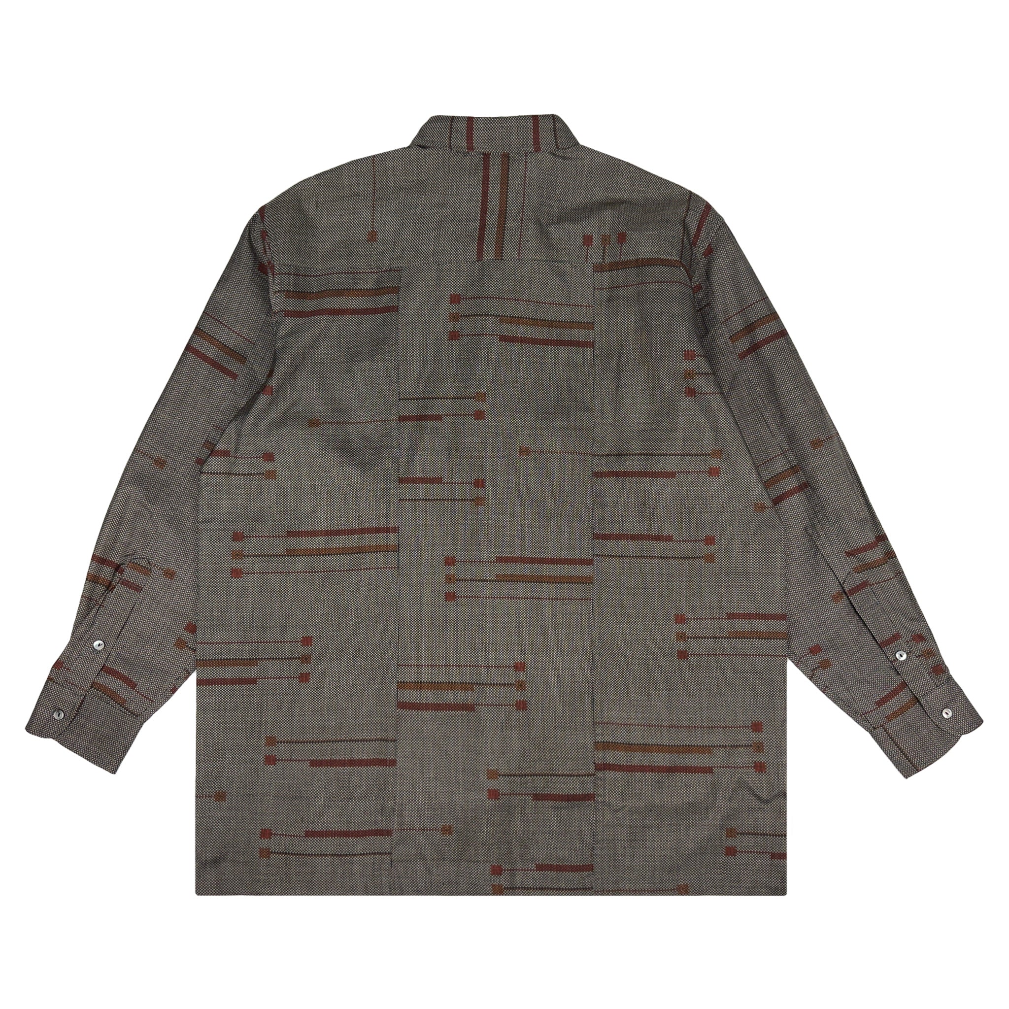 着物長袖シャツ メンズ XL LSVN-XL08-zoom-2