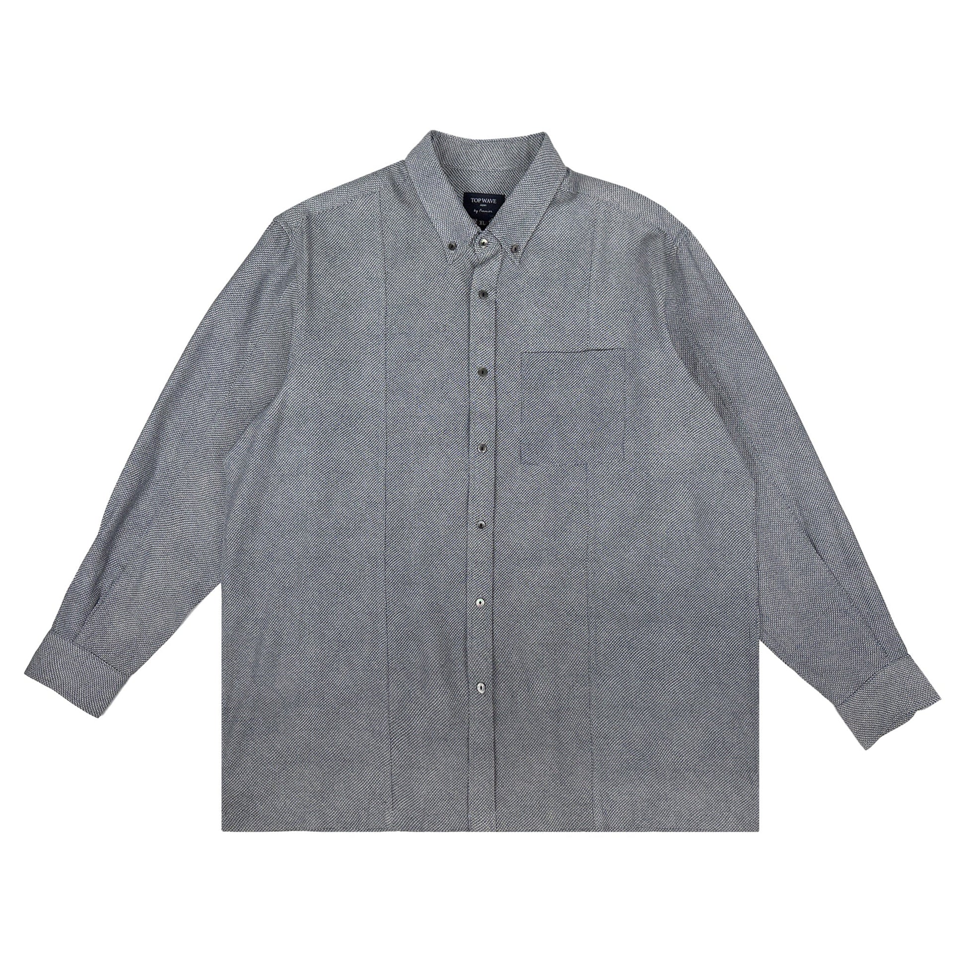 着物長袖シャツ メンズ XL LSVN-XL09-1