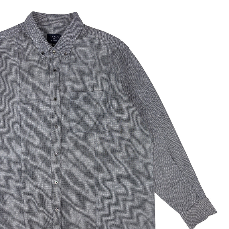 着物長袖シャツ メンズ XL LSVN-XL09-zoom-