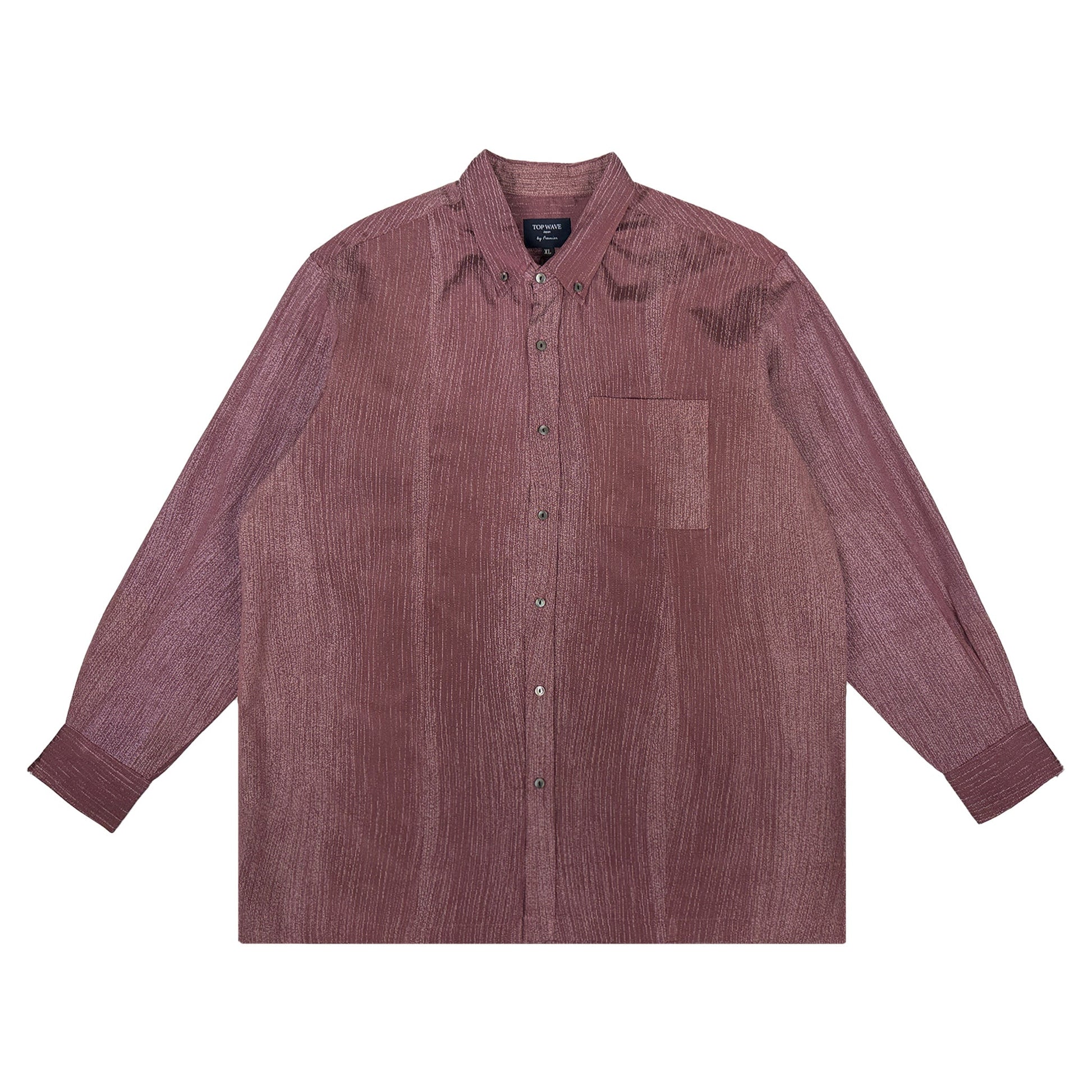 着物長袖シャツ メンズ XL LSVN-XL10-1