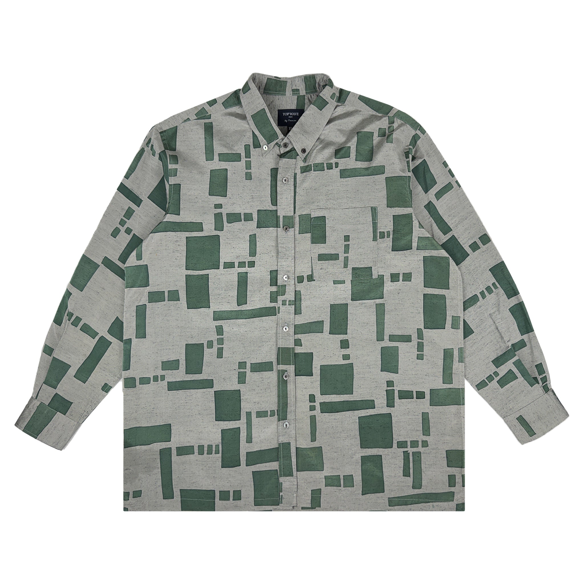 着物長袖シャツ メンズ XL LSVN-XL11