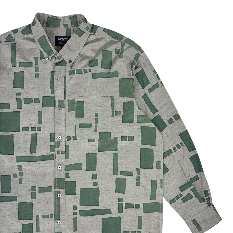 着物長袖シャツ メンズ XL LSVN-XL11-zoom-