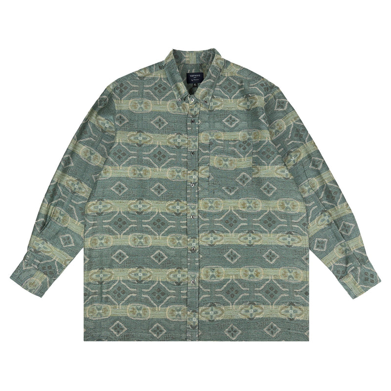 着物長袖シャツ メンズ XL LSVN-XL12-zoom-