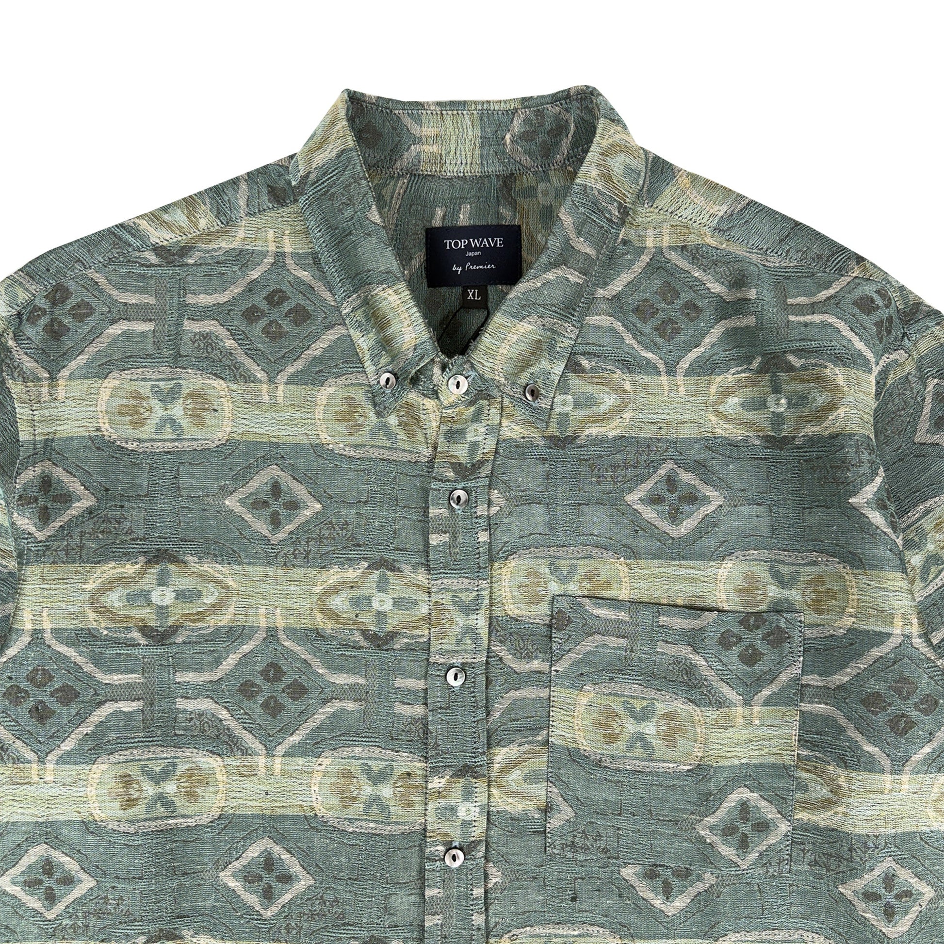 着物長袖シャツ メンズ XL LSVN-XL12-3