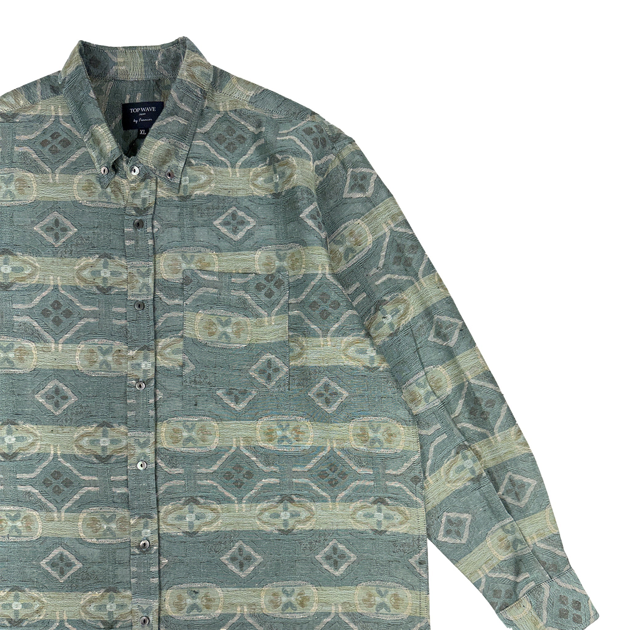 着物長袖シャツ メンズ XL LSVN-XL12-zoom-4