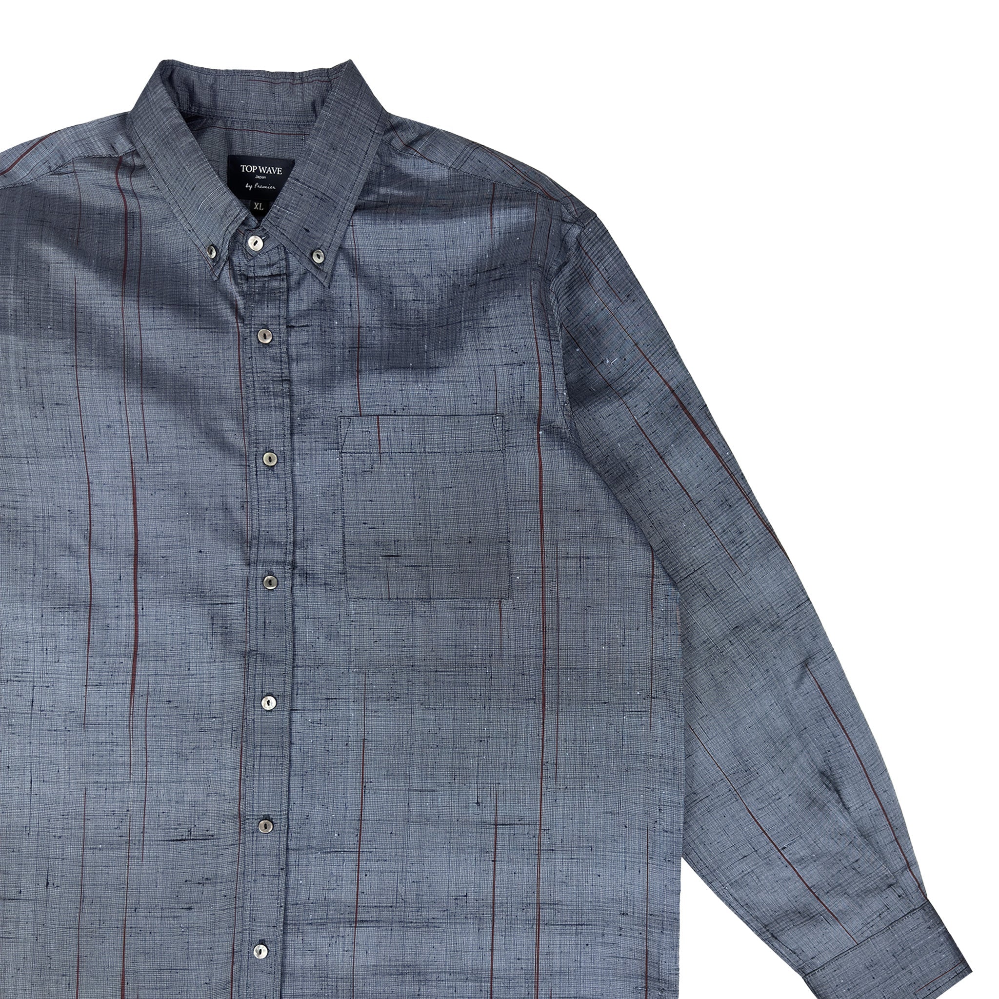 着物長袖シャツ メンズ XL LSVN-XL13-zoom-4