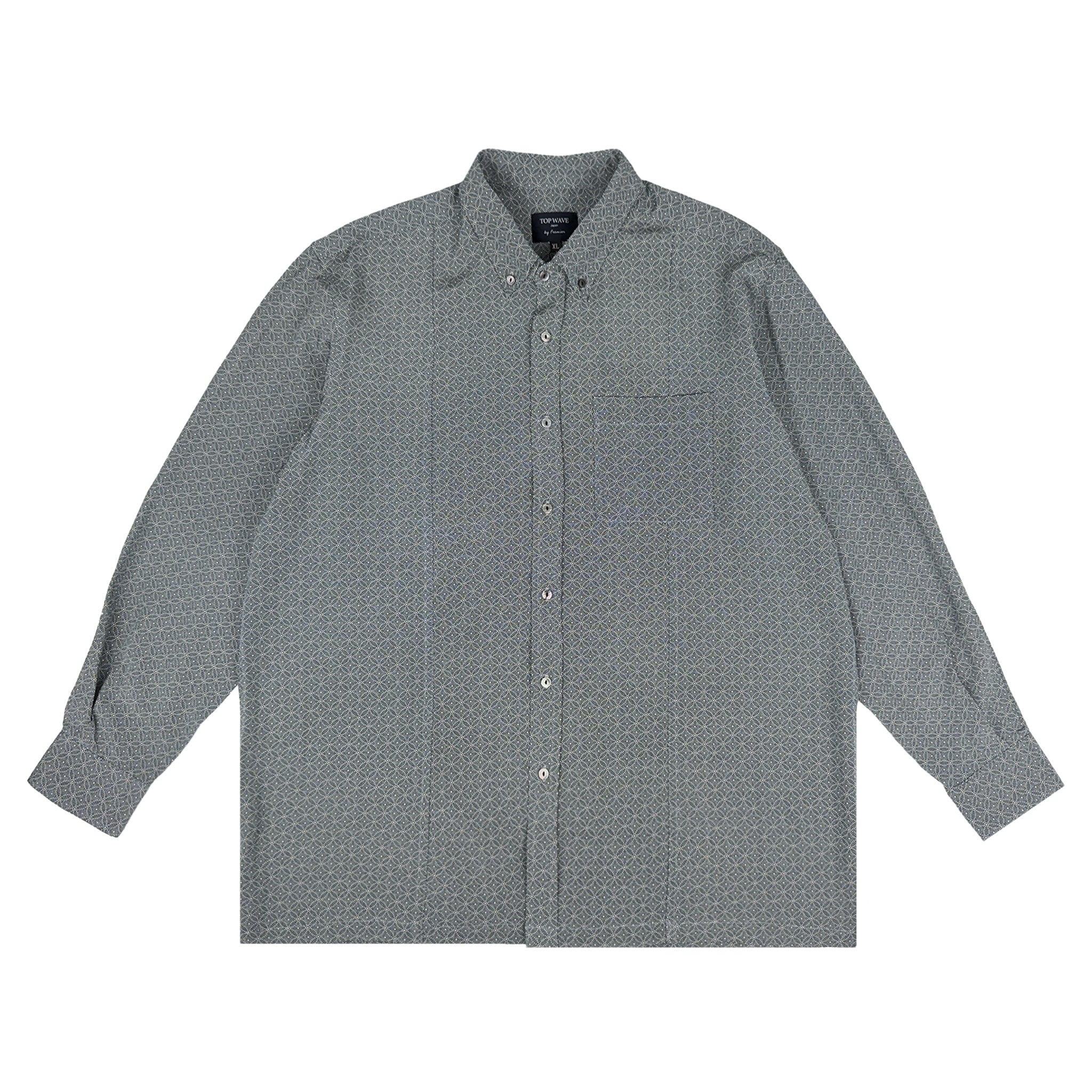 着物長袖シャツ メンズ XL LSVN-XL14-zoom-1