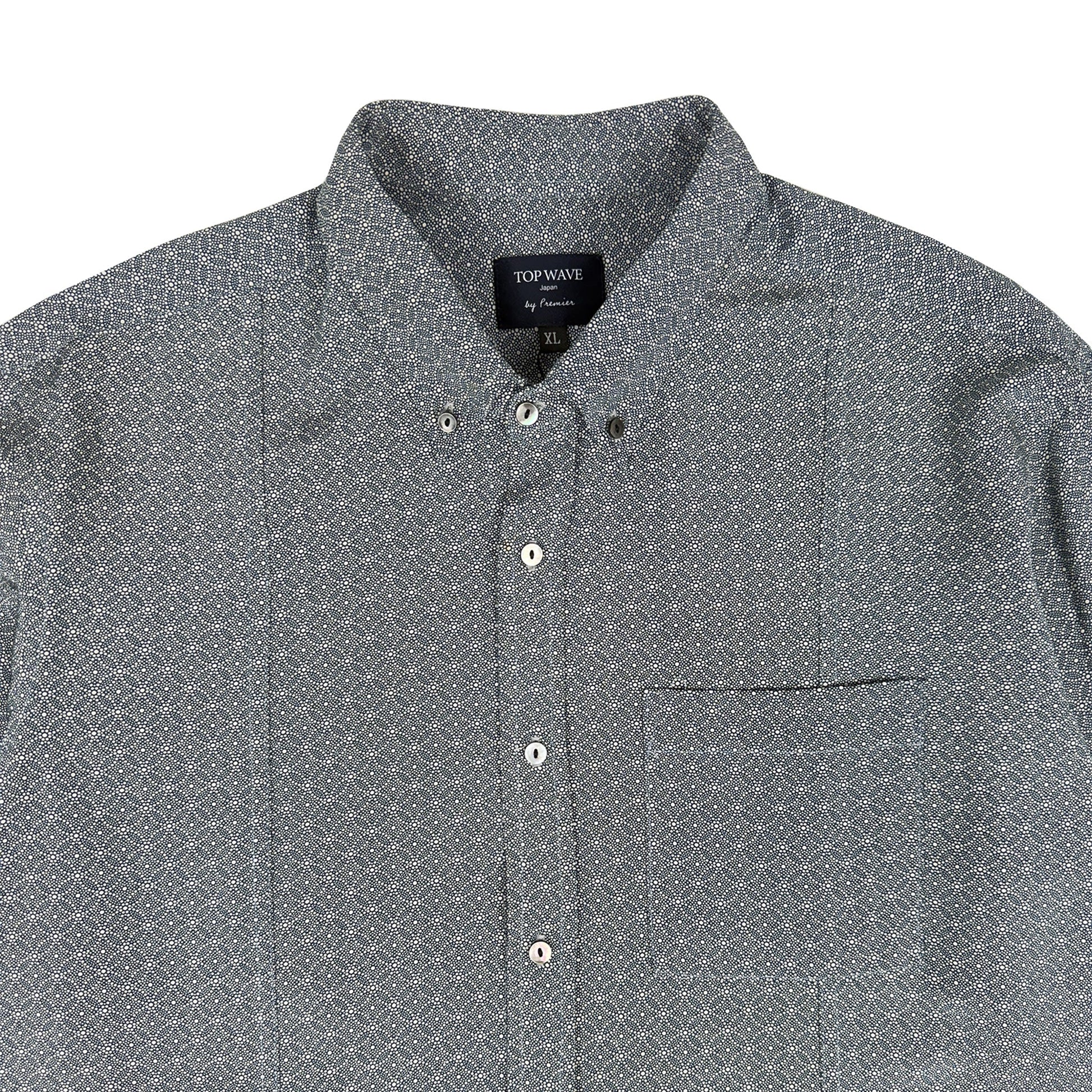 着物長袖シャツ メンズ XL LSVN-XL14-3