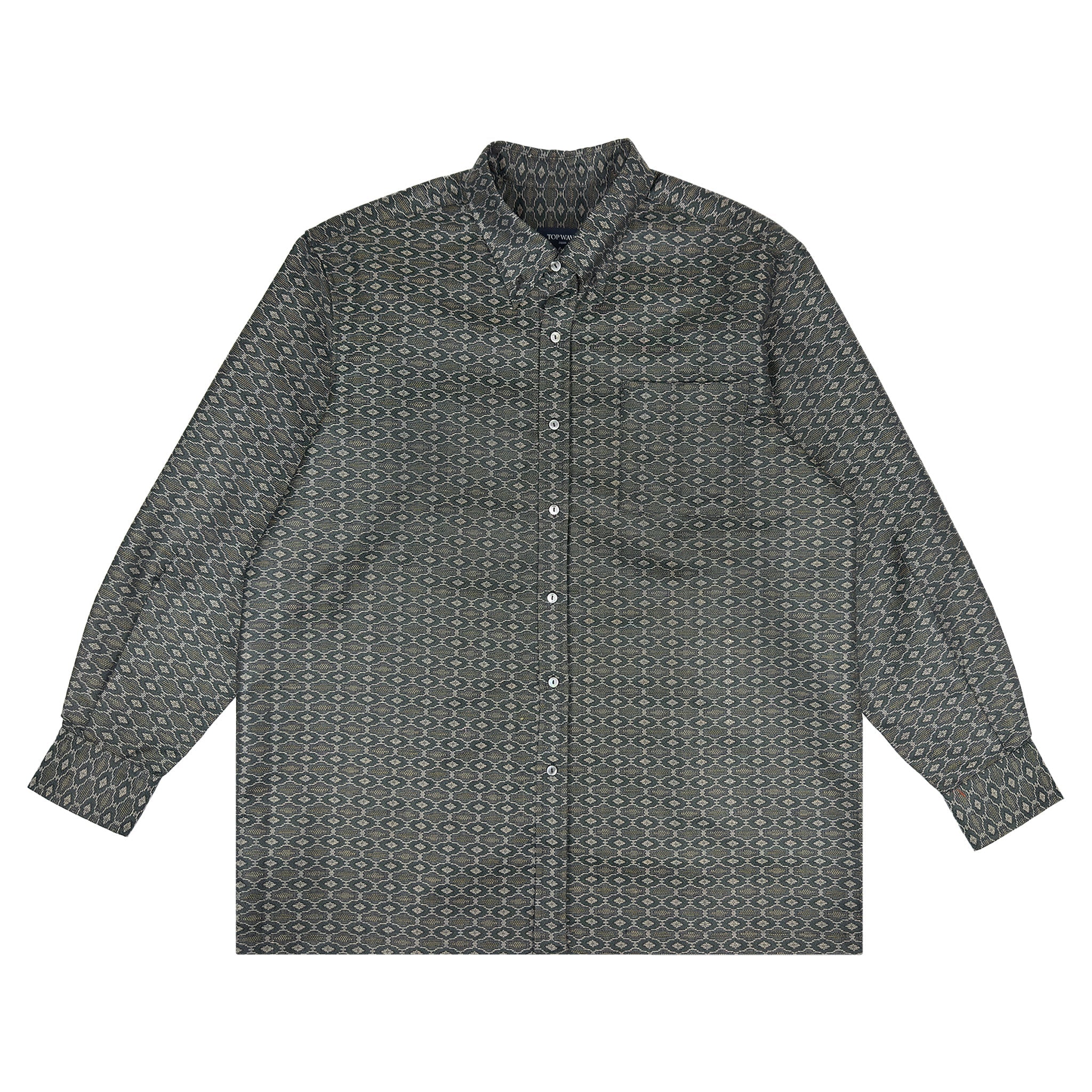 着物長袖シャツ メンズ XL LSVN-XL15