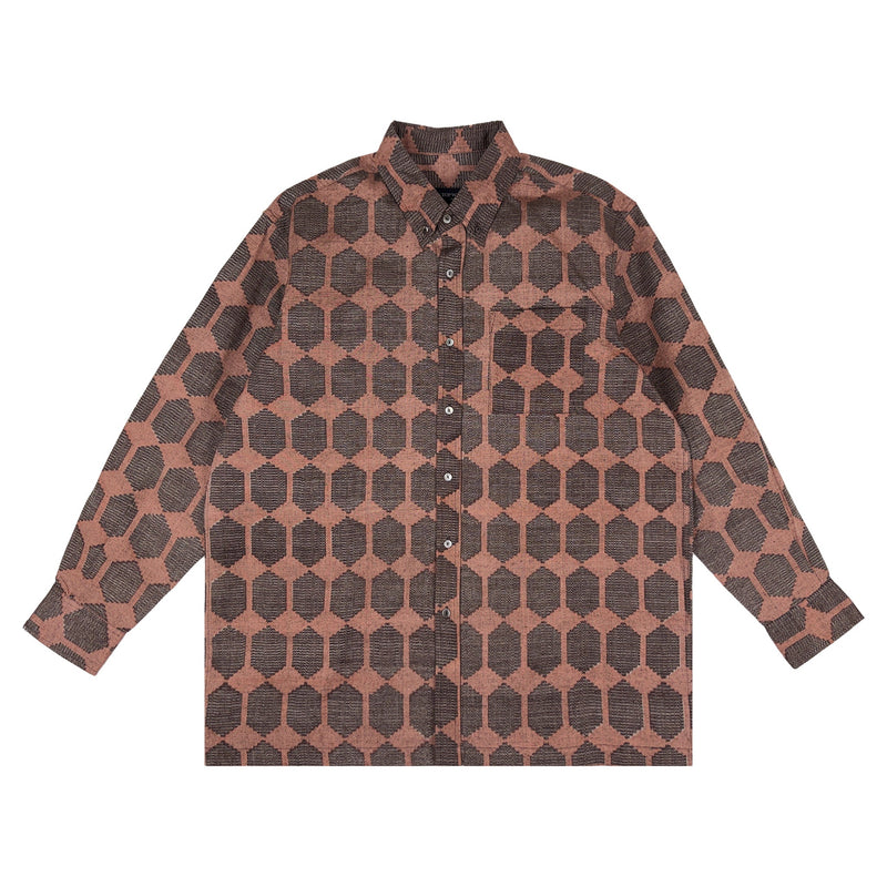 着物長袖シャツ メンズ XL LSVN-XL17-zoom-