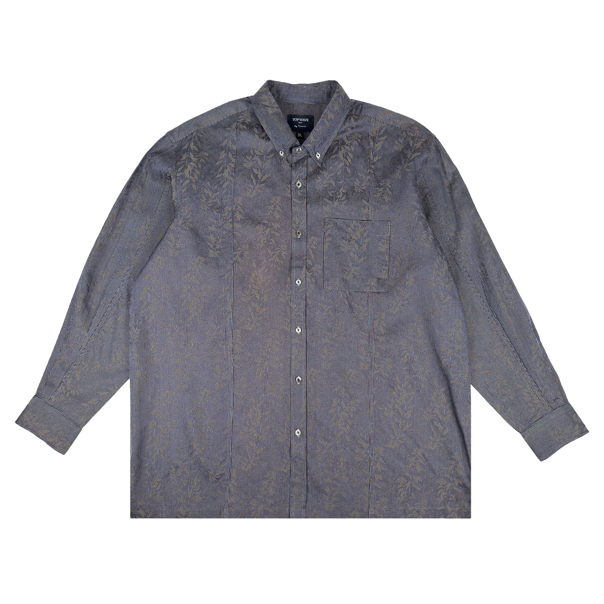 着物長袖シャツ メンズ XL LSVN-XL19-1