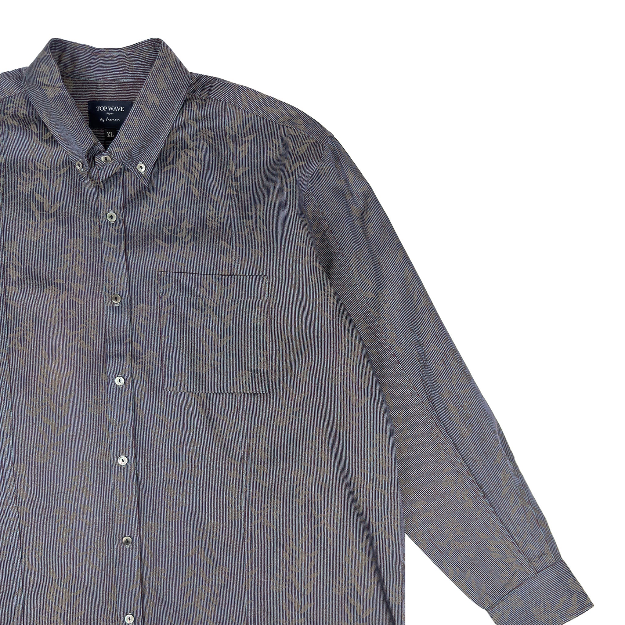 着物長袖シャツ メンズ XL LSVN-XL19-zoom-4