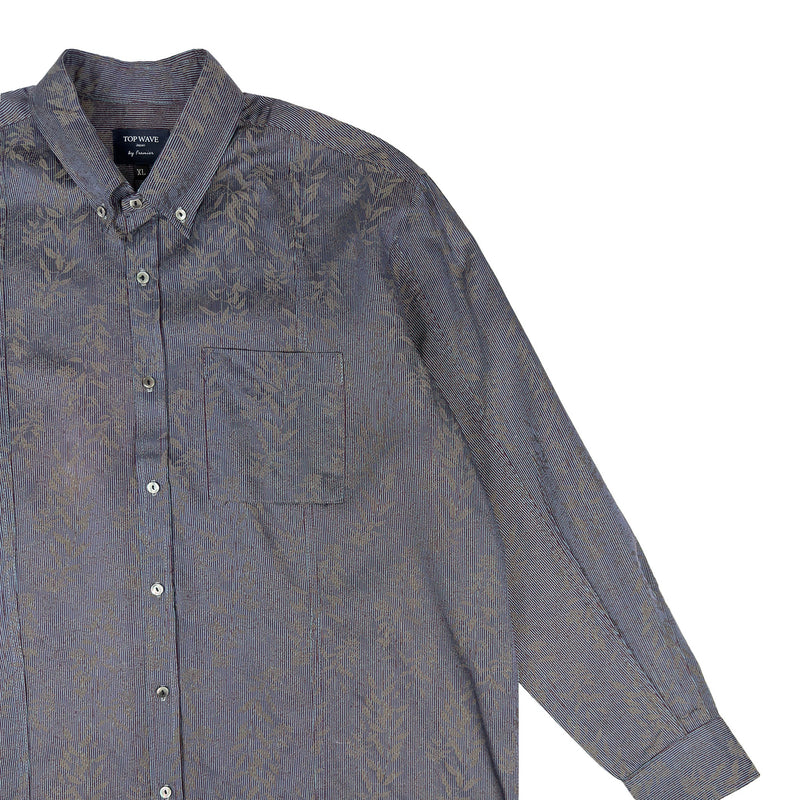 着物長袖シャツ メンズ XL LSVN-XL19-zoom-
