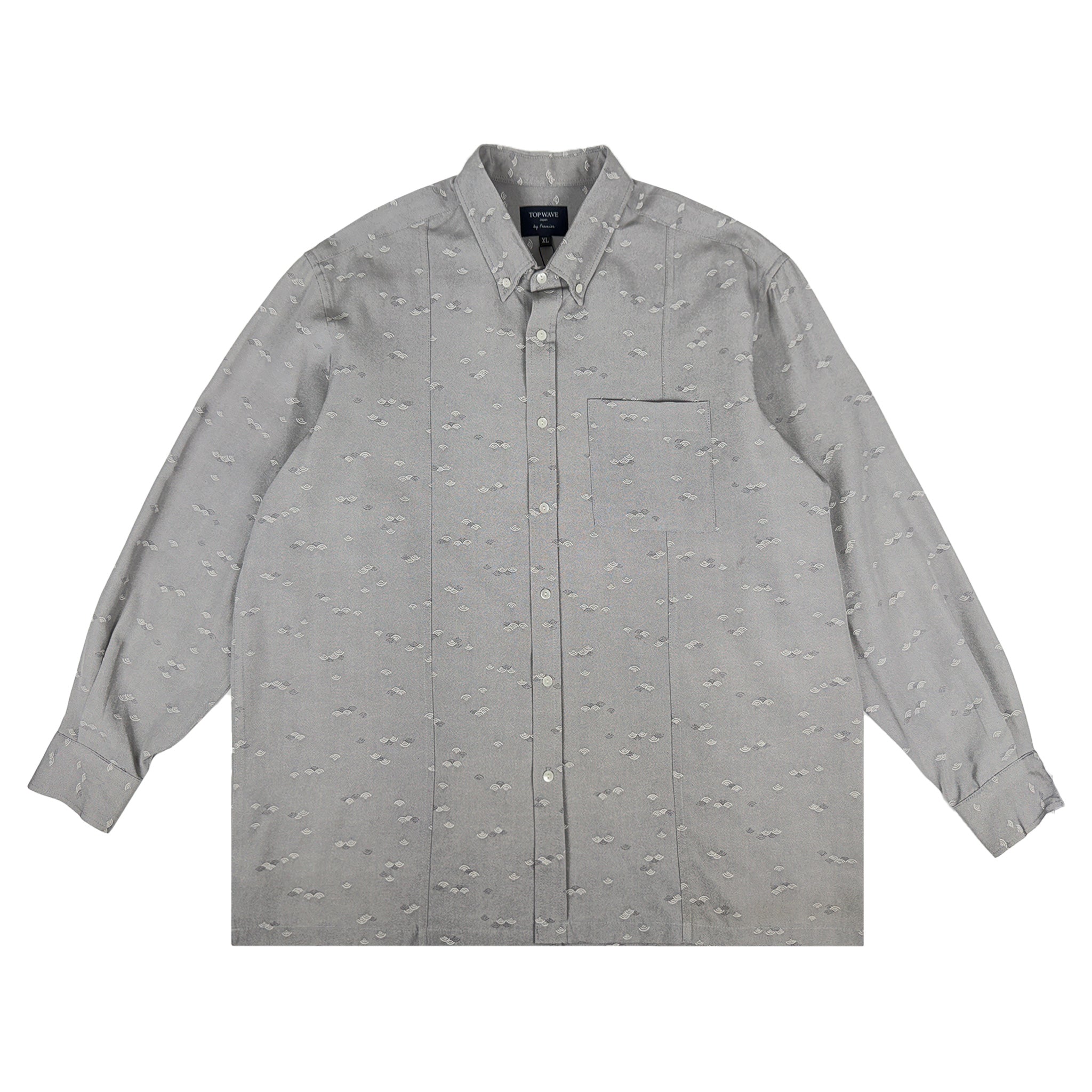 着物長袖シャツ メンズ XL LSVN-XL20-zoom-1