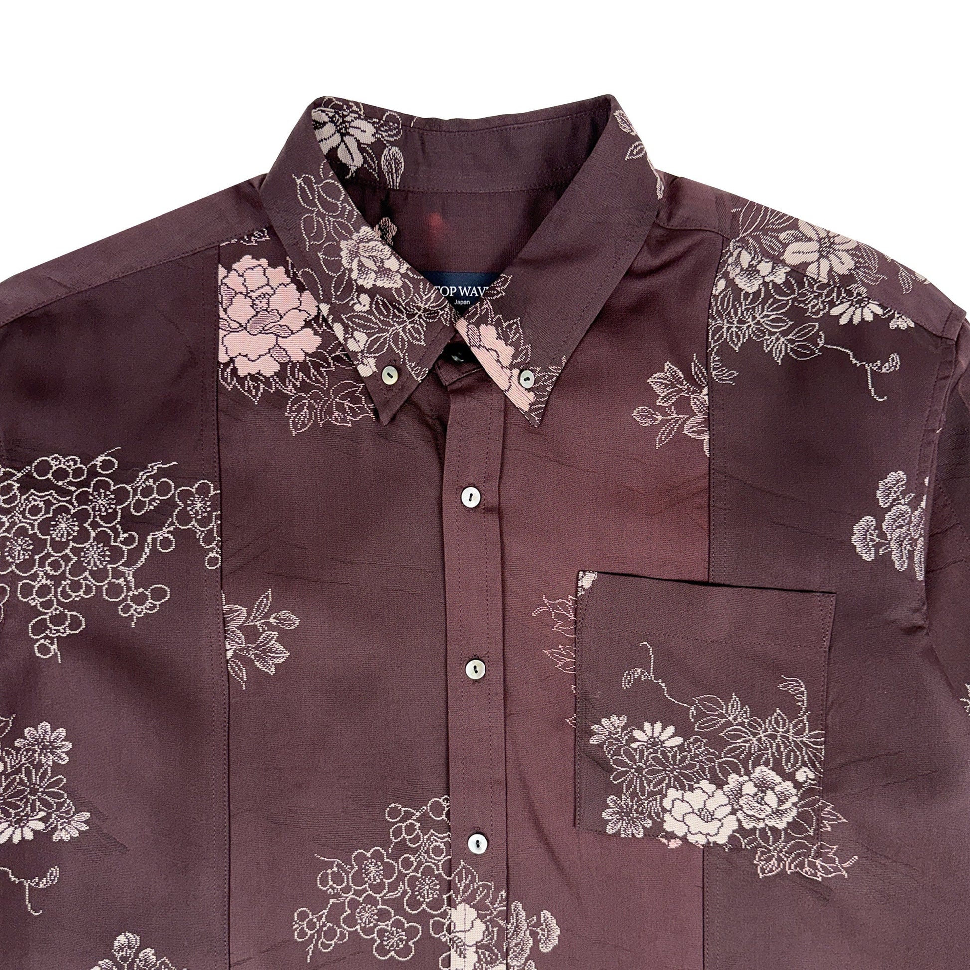 着物長袖シャツ メンズ XL LSVN-XL21-3