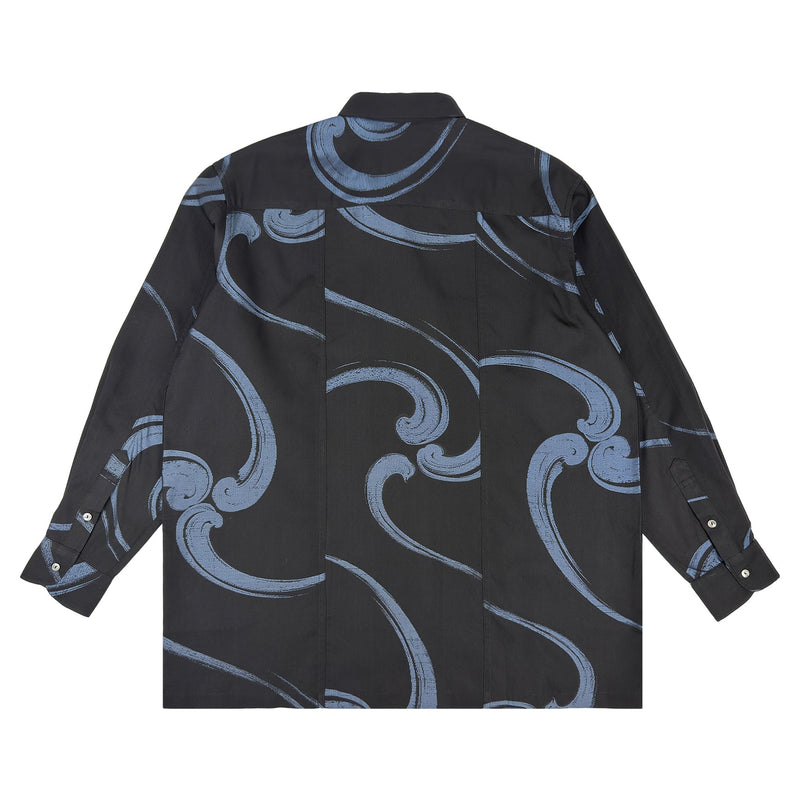 着物長袖シャツ メンズ XL LSVN-XL22-zoom-