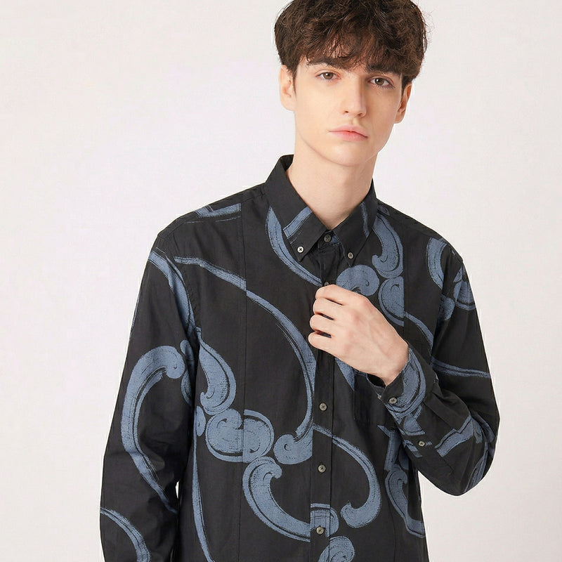 Camisa de manga larga Kimono Talla XL [LSVN-XL22]-zoom-