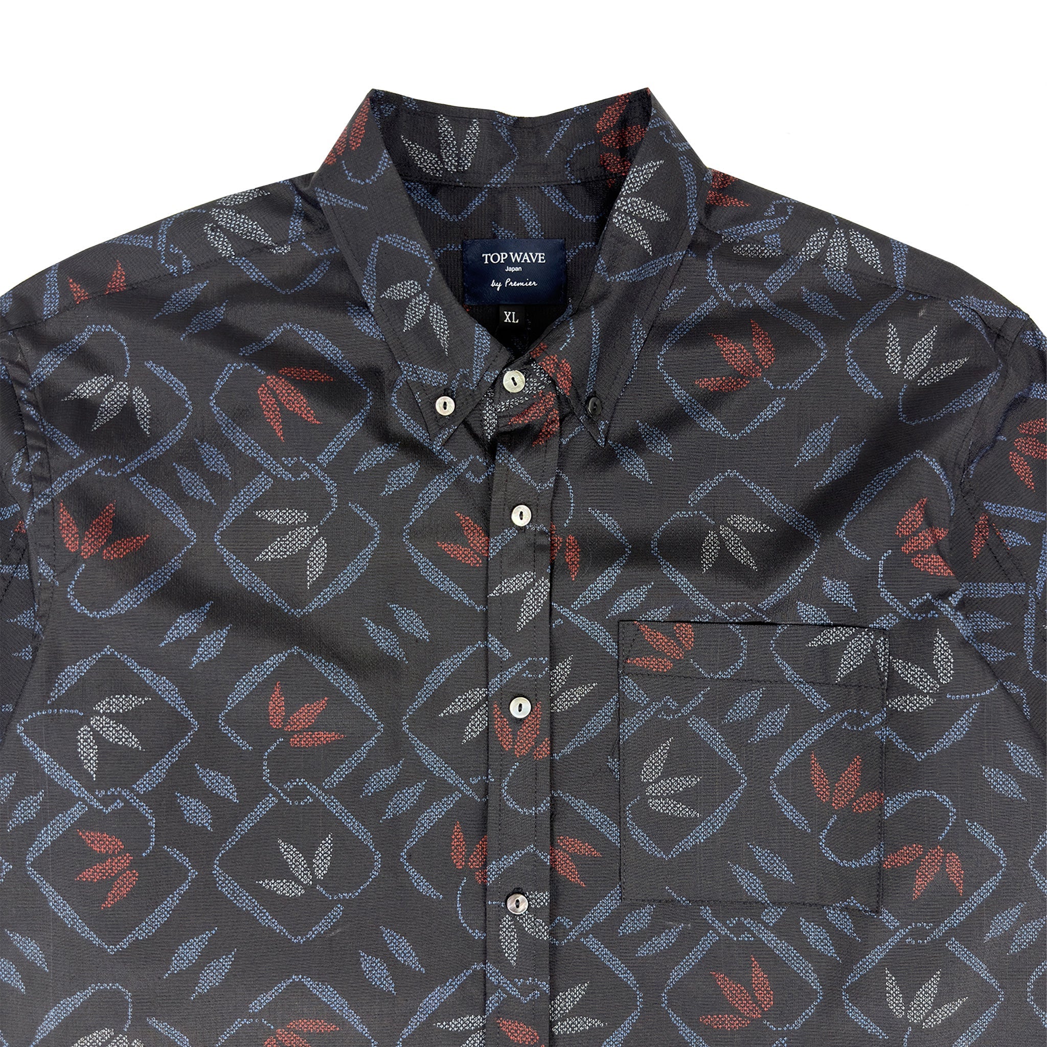 着物長袖シャツ メンズ XL LSVN-XL23-zoom-3